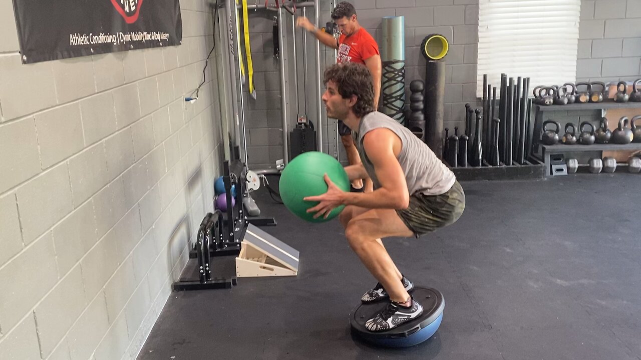 Workout Wednesday: Bosu-Med Ball Squat & Wall Toss