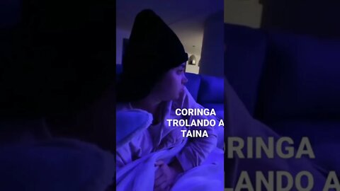 CORINGA TROLANDO A TAINA #shorts #loudcoringa #tainacosta #filme #clipstwitch #loudgg #gtarp #connor