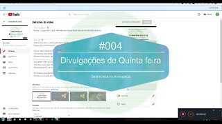 Divulgação de Quinta - Vídeo #004