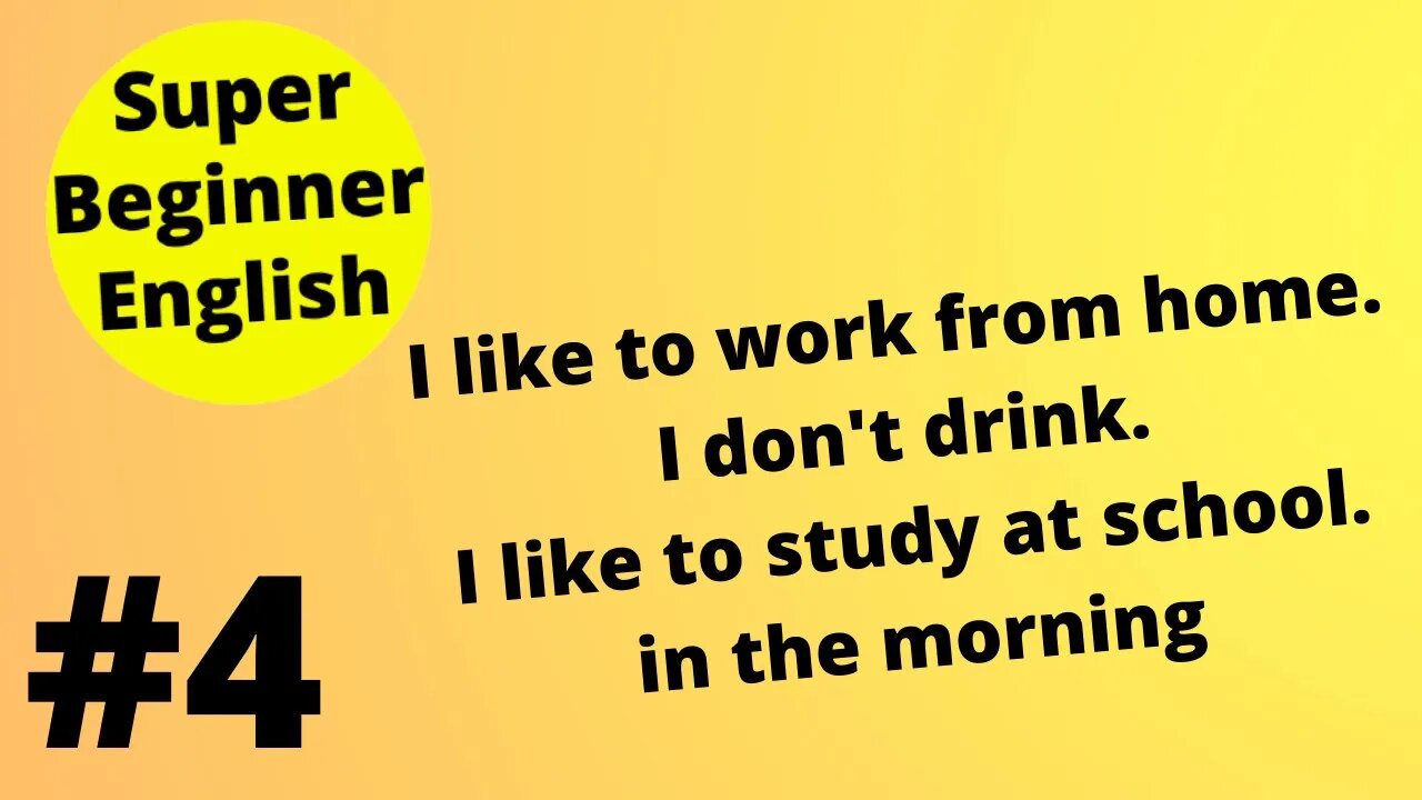 learn English words with this English course for beginners.#4