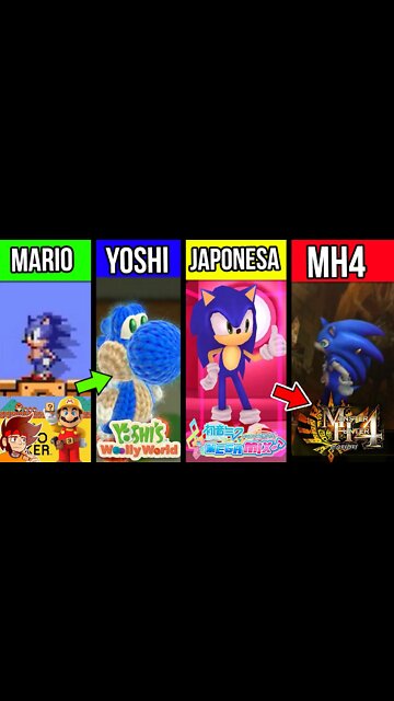 Referencias do Sonic em JOGOS de Outras Empresas #shorts