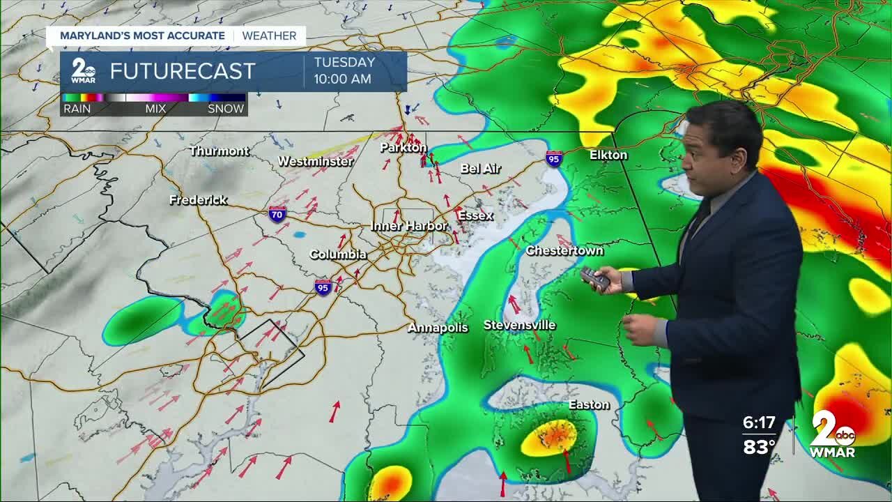 WMAR-2 News Cesar Cornejo Labor Day weather