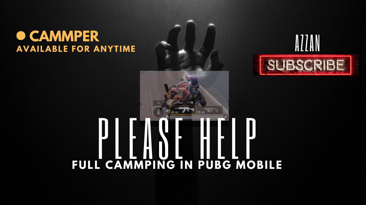 Please Help | Full camping in Pubg mobile |Camper available anytime