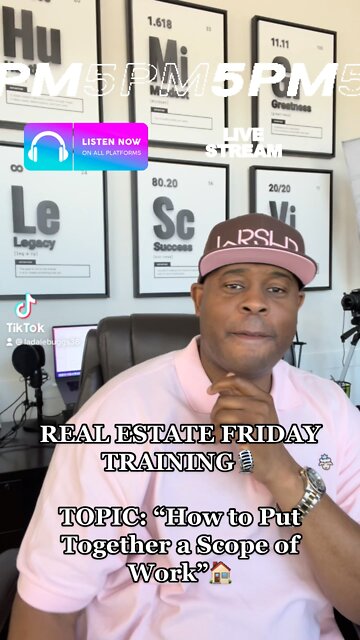 REAL ESTATE FRIDAY TRAINING 🏡💰