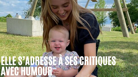 Alicia Moffet répond au « mom shaming » sur son Instagram de manière directe