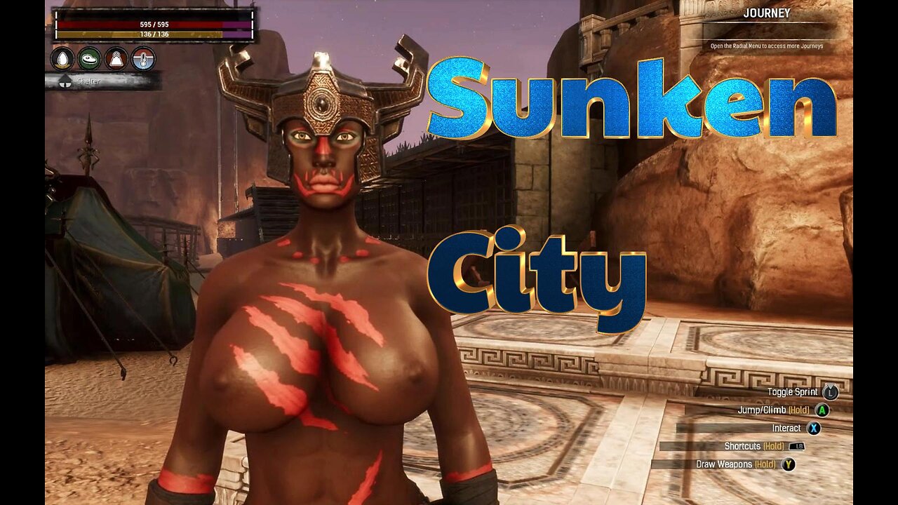 Conan Exiles Unnamed city Sunken city temple of Dagon busty Boobs Breast expansion