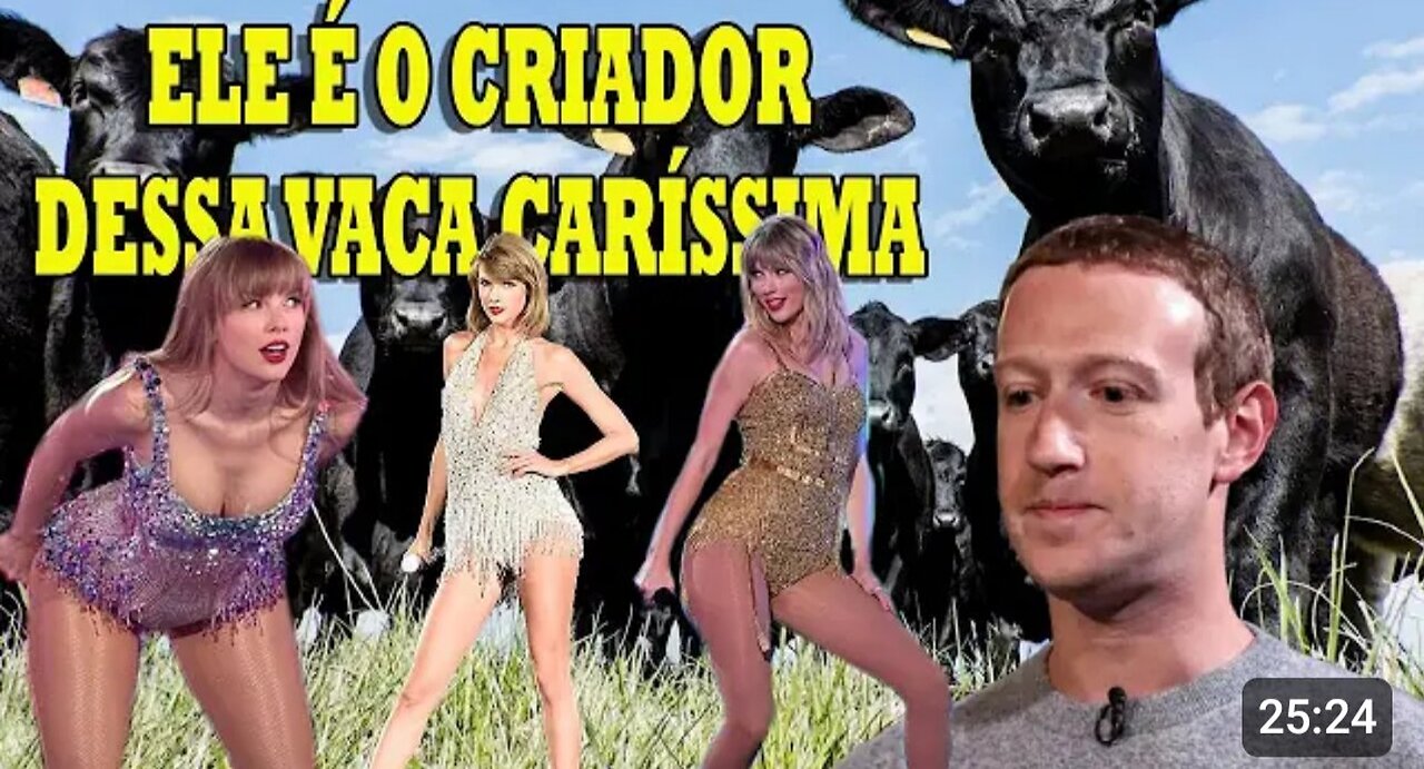 ZUCKERBERG PECUARISTA, SWIFT AGENTE DE PSYOP, ROSE ESTÁ AÍ E +