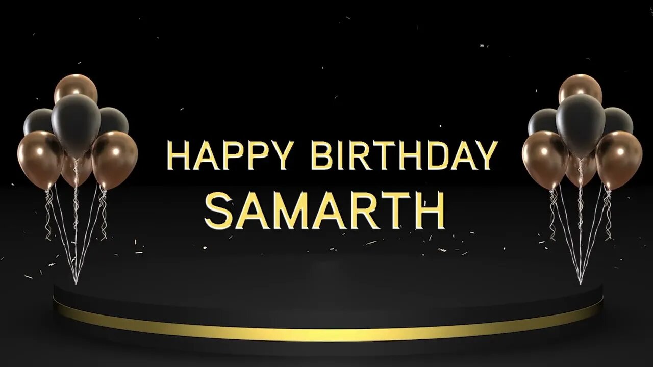 Wish you a very Happy Birthday Samarth