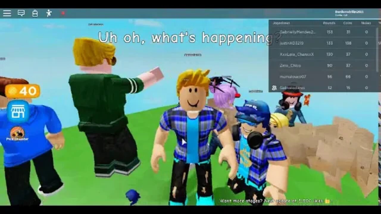 Uma Partida de Roblox
