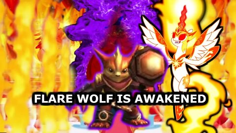 Flare Wolf has Awakened! Skylanders Ring of Heros