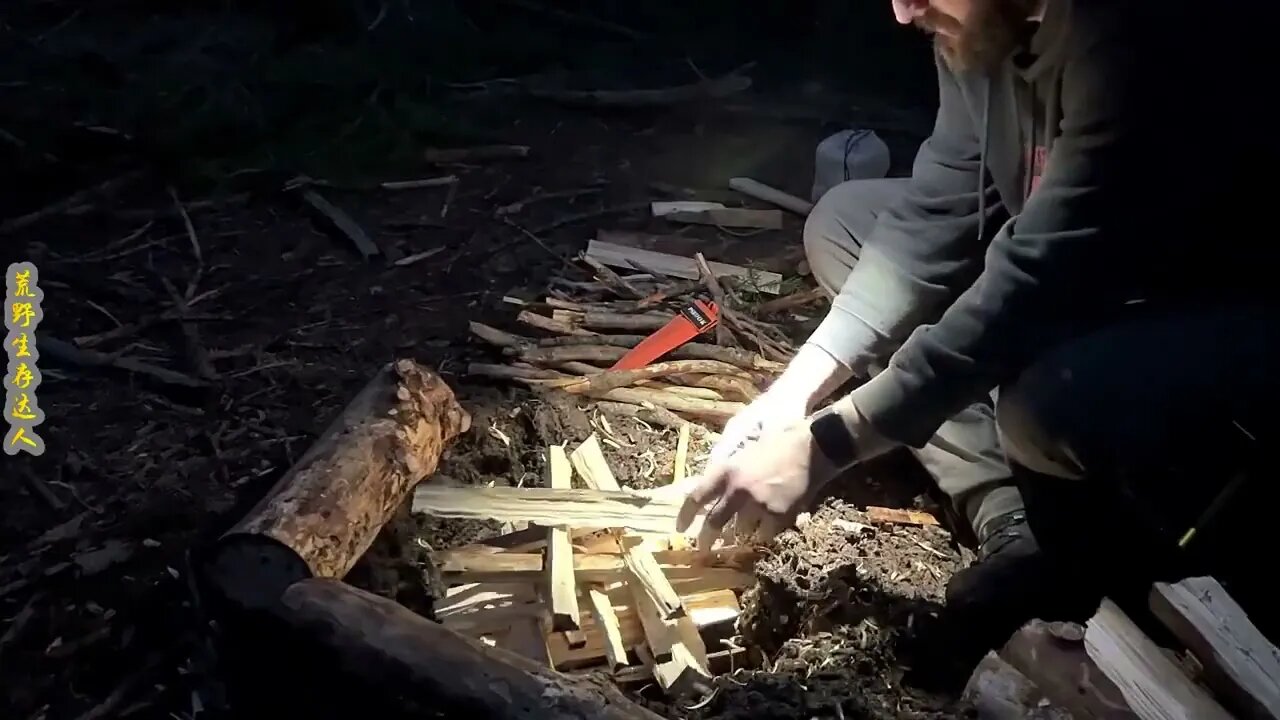 Camping alone in the wilderness, it's nice to fall asleep to the sound of rain.20