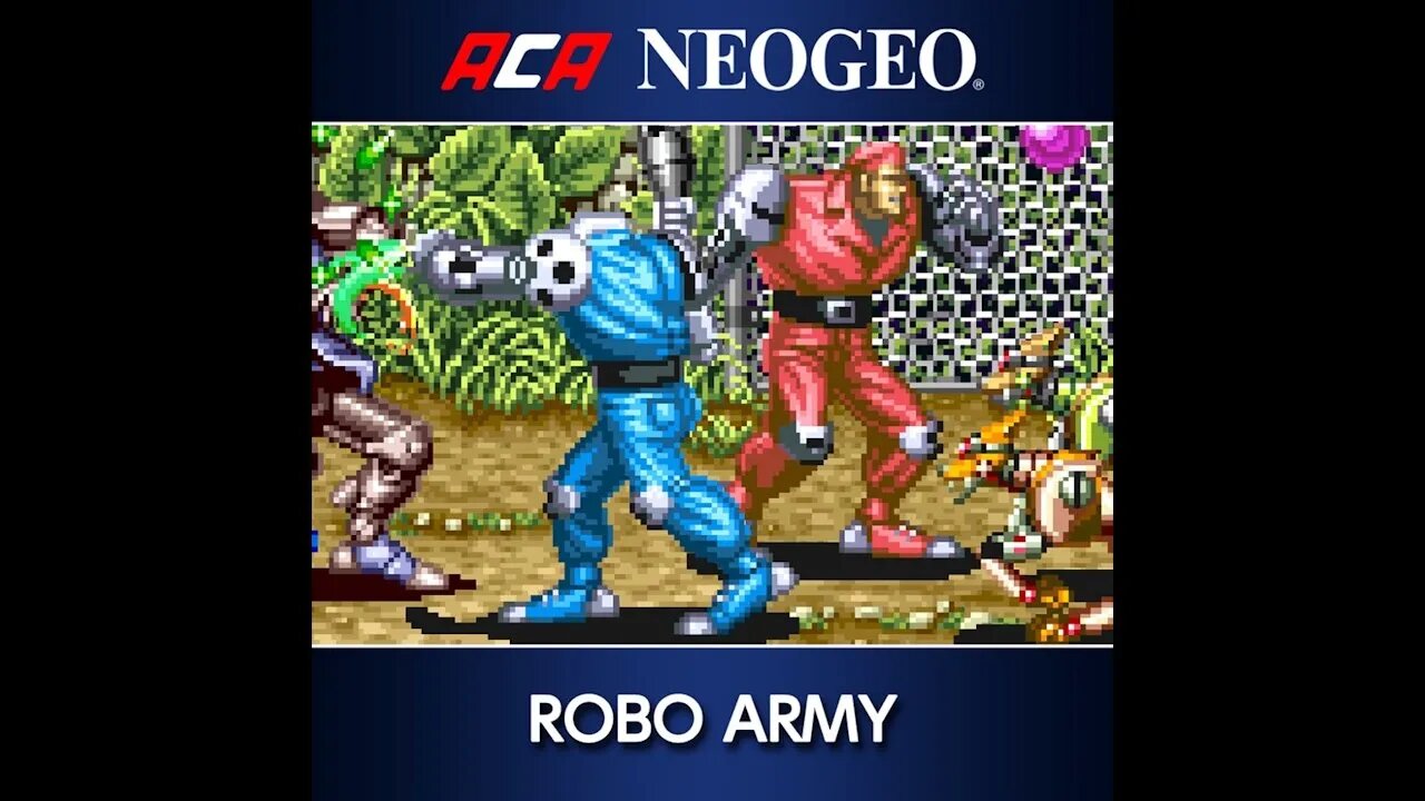 Robo Army (PS4) - Neo Geo Gameplay