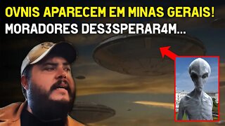 OVNI aparecem em Minas Gerais - Nave alienígena é vista no céu (UFO)