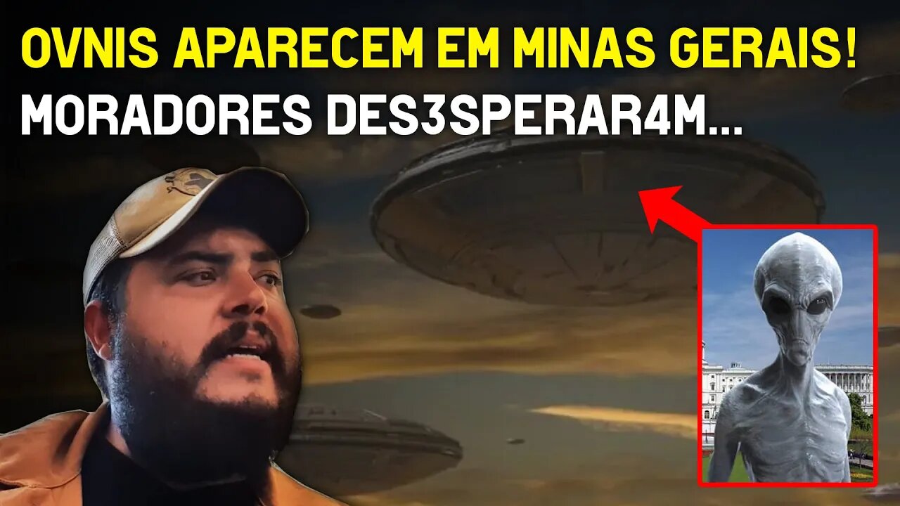 OVNI aparecem em Minas Gerais - Nave alienígena é vista no céu (UFO)