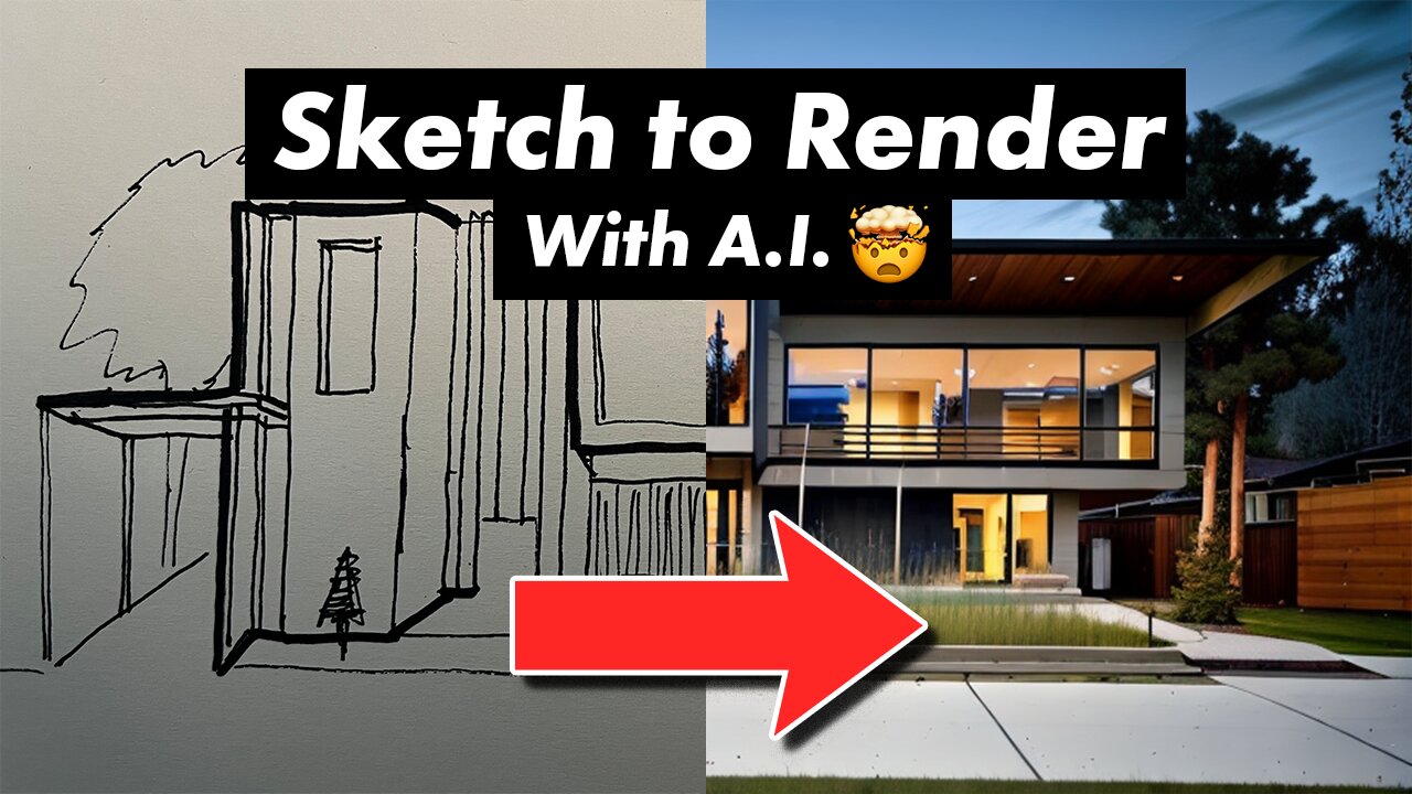 Create Realistic Renders From a Sketch Using AI