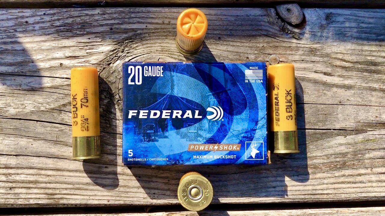 Federal 20 Gauge 2.75” 20 Pellet 3 Buck - Breakdown