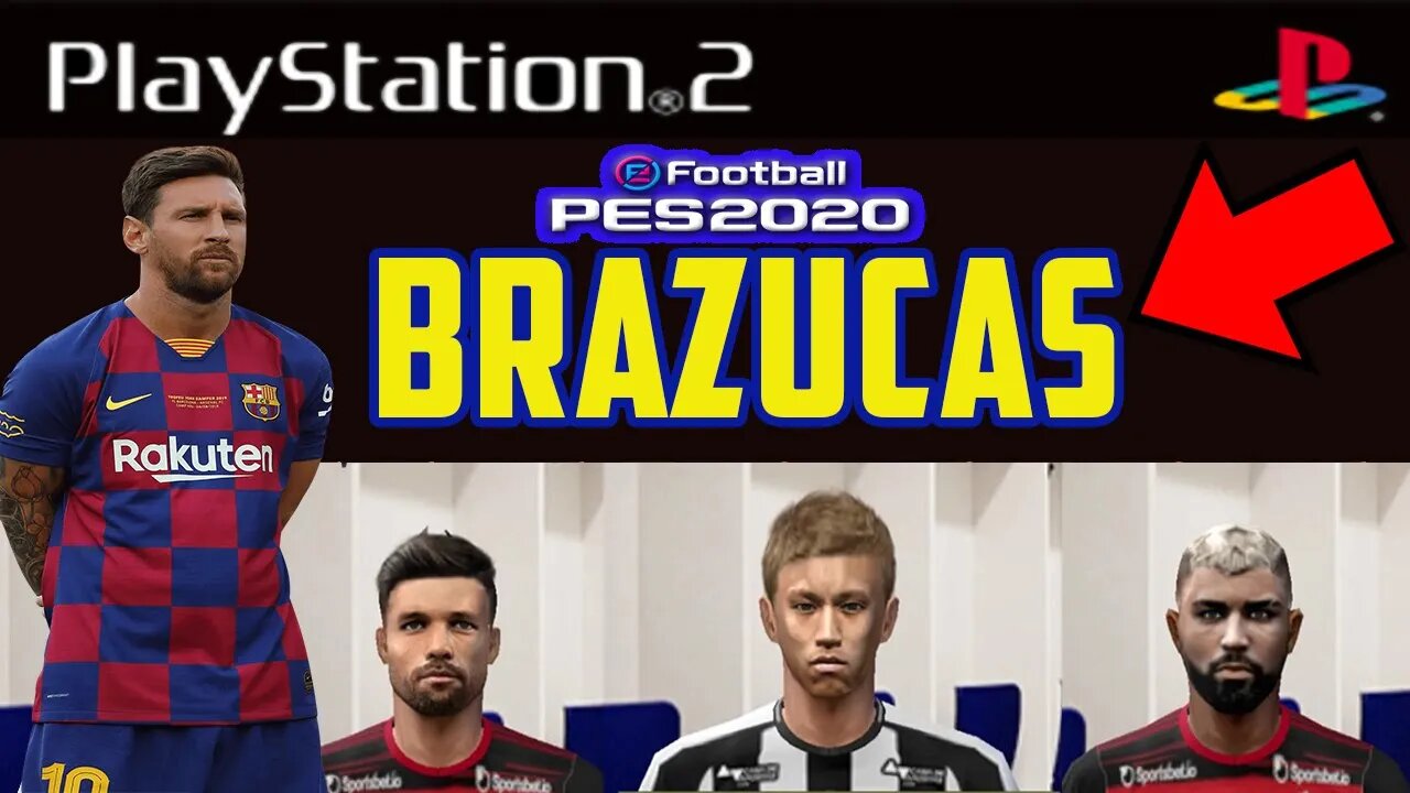 PES 2020 PS2 100% ATUALIZADO