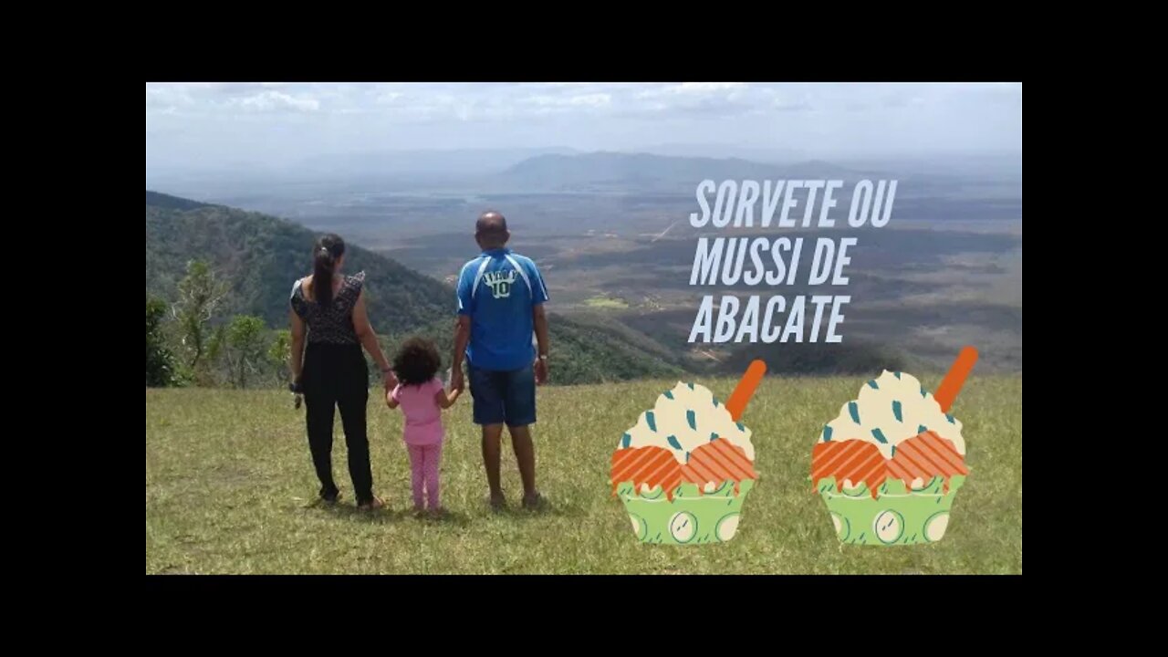 RECEITA: SORVETE OU MUSSI DE ABACATE.