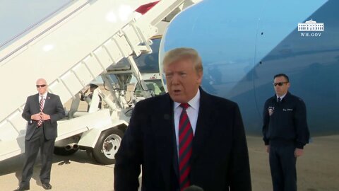 🔴👀🔴 President Trump Delivers Remarks Upon Departure