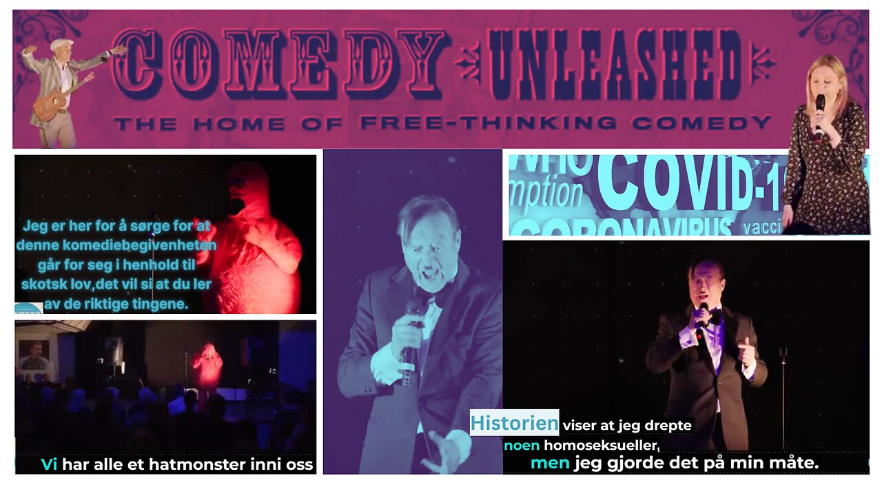 Skotsk HATKRIMINALITET Spesial - FRITENKENDE STAND-UP - COMEDY UNLEASHED