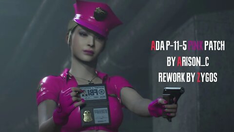 Resident Evil 2 Remake Claire Ada P-11-5 Pink Patch outfit