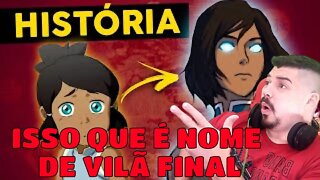 REACT História COMPLETA Avatar a lenda de Korra - Hora da História - MELHOR DO MUNDO