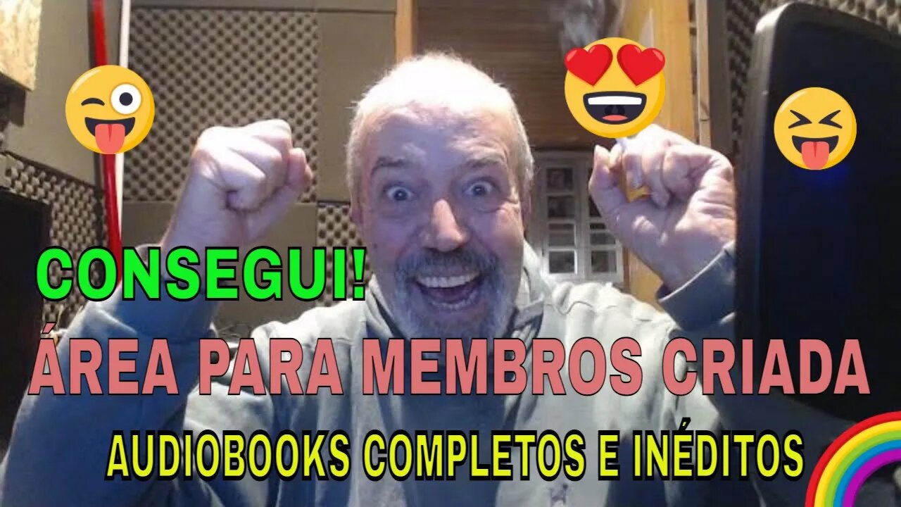 ÁREA DE AUDIOBOOKS COMPLETOS E INÉDITOS CRIADA