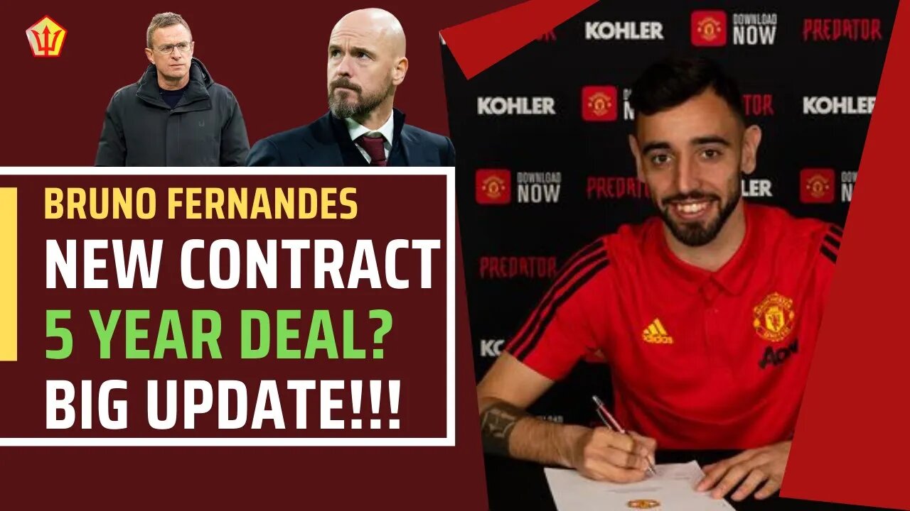 Breaking News: Bruno Fernandes set to sign new Manchester United contract | Fabrizio Romano Confirms