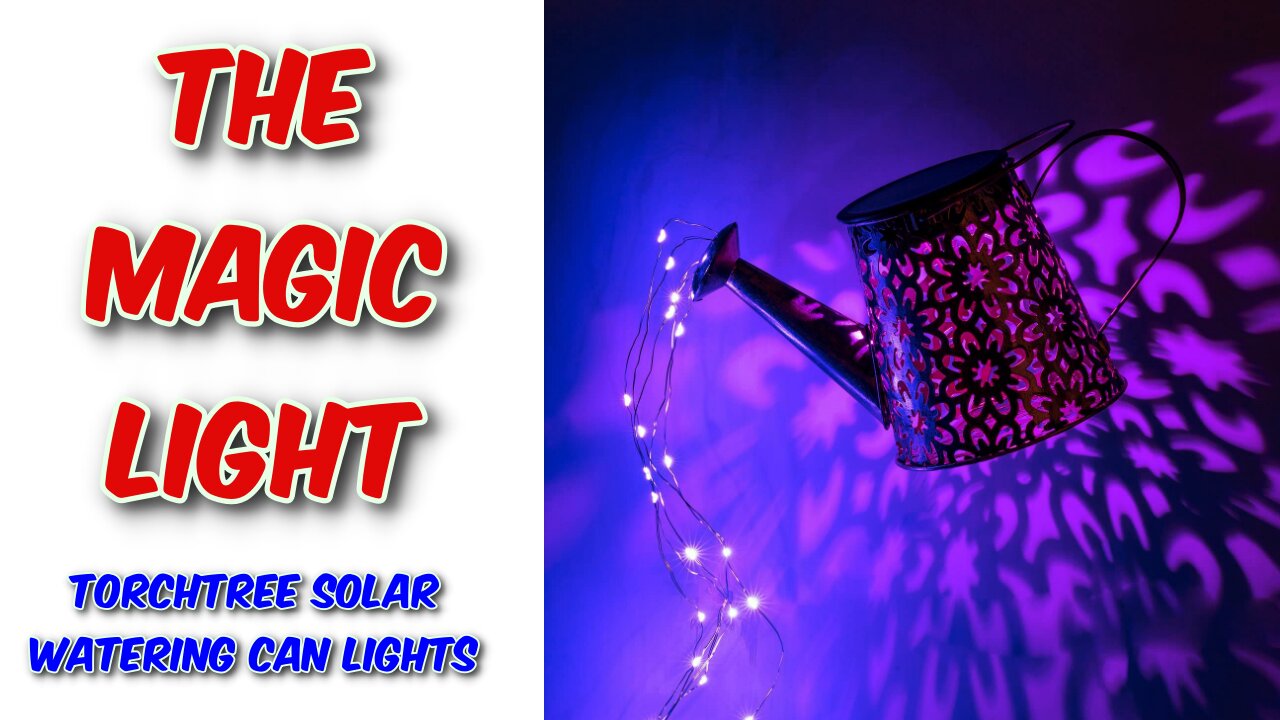 Torchtree Solar Watering Can Light Review