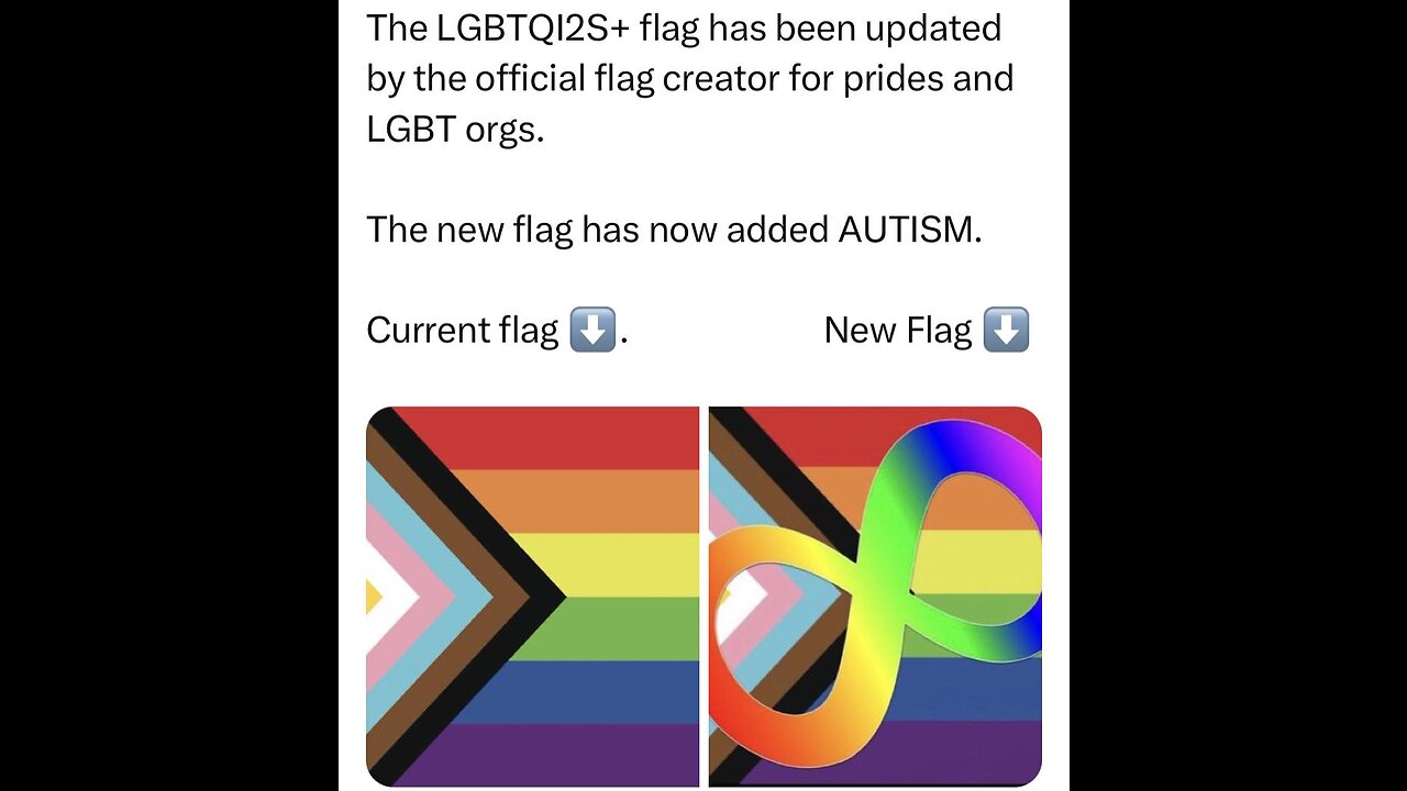 Autism now added to LBGTQ Flag Fact Check Debunked