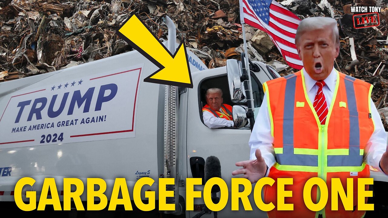 Trump’s GARBAGE Truck STUNT: Desperate STAGED Trash Talk! | The Tony Michaels Podcast #765