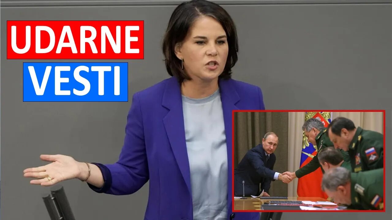 OVO JE MALI DELIC PUTINOVOG PLANA,NEMACKA MINISTARKA NAPRAVILA TISINU OVOM IZJAVOM!