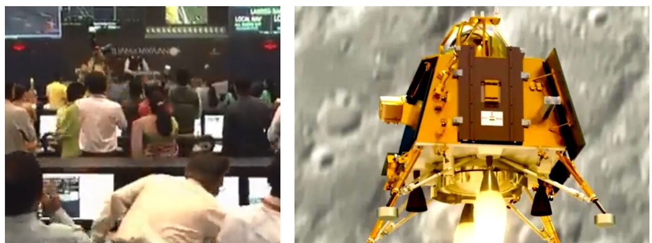 Chandrayaan 3 Landed Successfully on the moon- Congratulations India- An amazing day for all indians