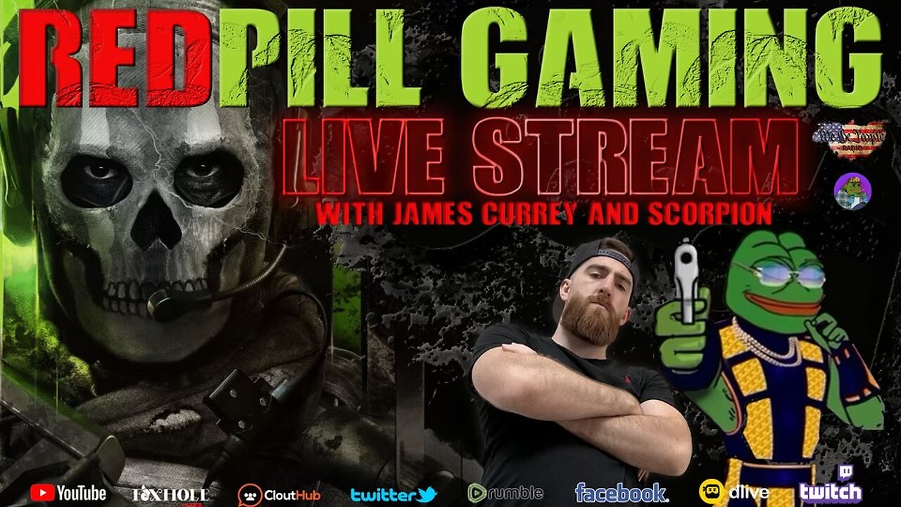 Red Pill Gaming w/ James From We The People Radio & Scorpion @Scorpion7.0 - It's Warzone Time