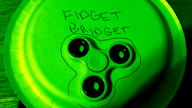 Haunted fidget spinner appears to move on its own