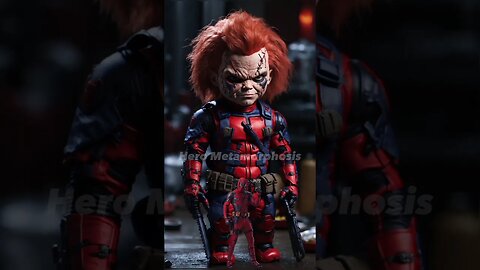 Superhero as a chucky dool 💥 All Character #avengers #marvel #dc #shots