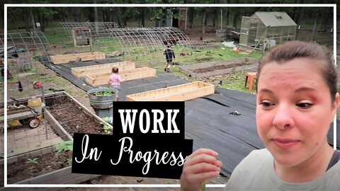 Prepping & Planting The Garden//Kitchen Garden//Row Garden//Garden Cleaning Motivation