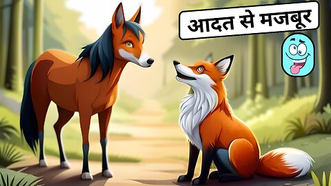 Horse ans Fox story | kids moral story | आदत से मजबूर | घोड़े और लोमड़ी की कहानी