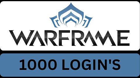 WARFRAME 1000 LOGIN'S / WIE GEHT ES JETZT WEITER