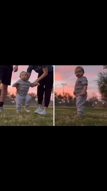 Toddler's Adorable Reaction When Left Alone With A Phone