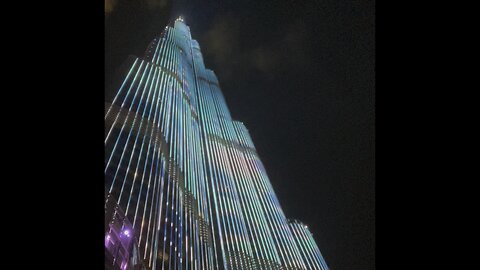 Relaxing Music with Burj Khalifa - Dubai