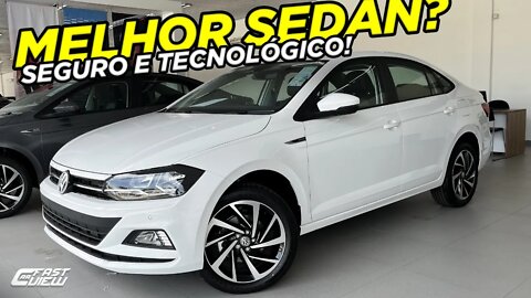 NOVO VOLKSWAGEN VIRTUS HIGHLINE 2022 É CARO POR SER MELHOR QUE CRONOS E HB20?