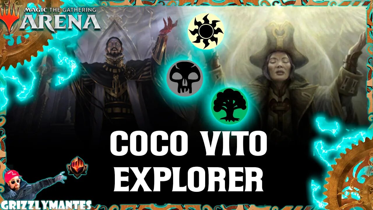 ⚪🟢⚫COCO VITO⚫🟢⚪||Streets of New Capenna || [MTG Arena] Bo1 Black White Green Aggro Explorer Deck