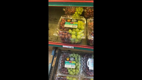 Grapes in containers