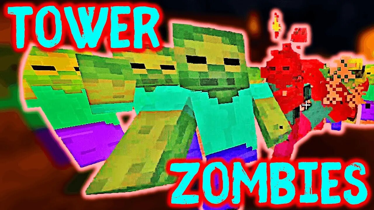 These Tower Zombies Stack Up, And They Do It FAST - MC Map