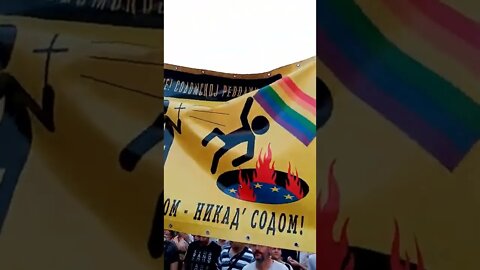 Литания против гей-парада в Белградe 28.08.2022