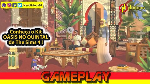 🎮 GAMEPLAY! Confira os itens super legais que vem no novo Kit OÁSIS NO QUINTAL de THE SIMS 4!