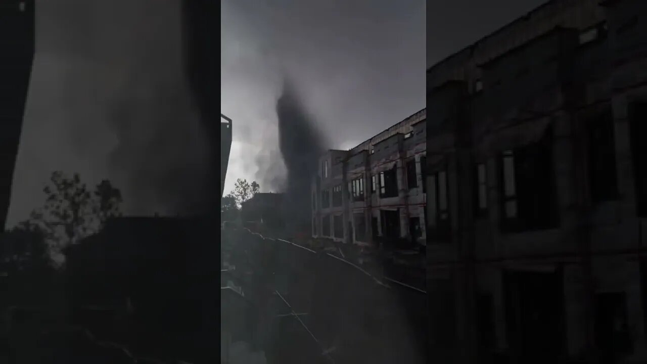 Reality vs Edited Tornado