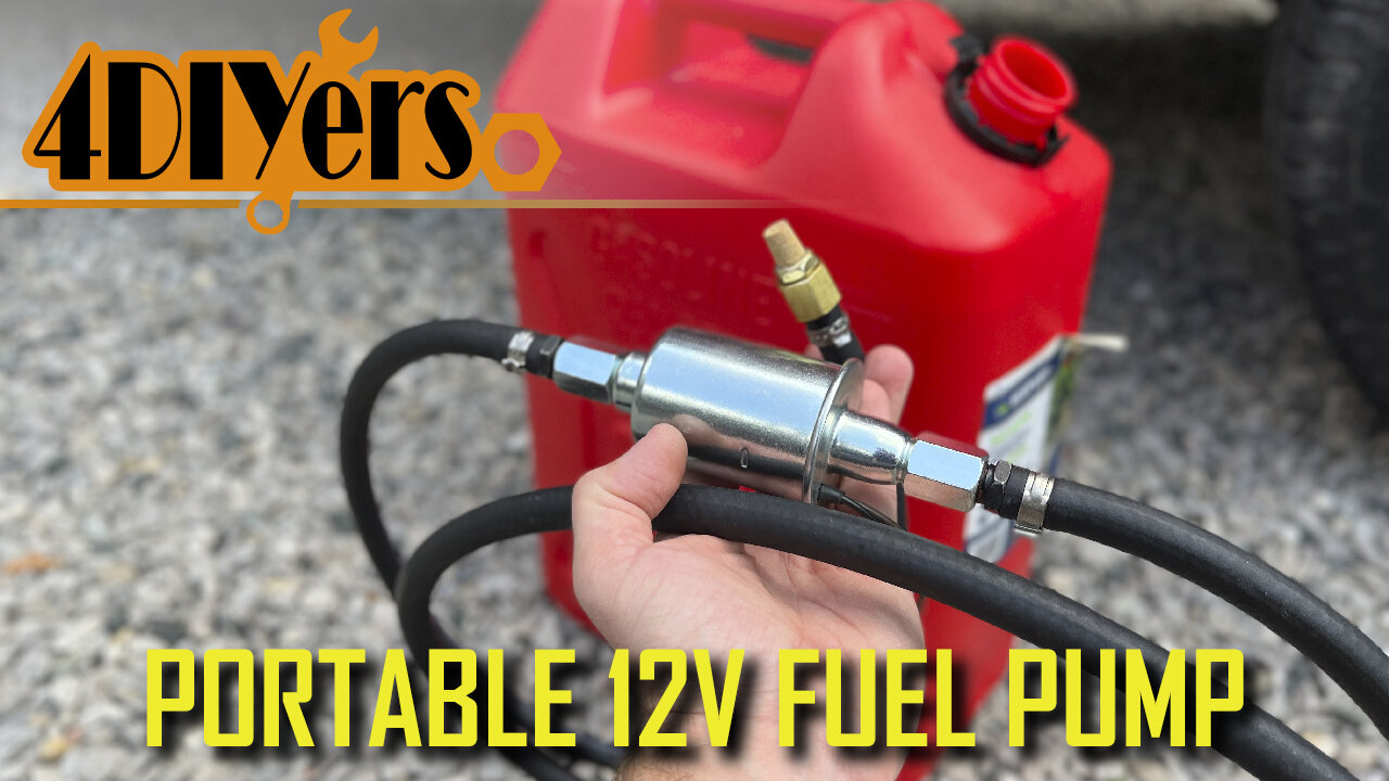 How to Make a Portable 12v Fuel Transfer Pump