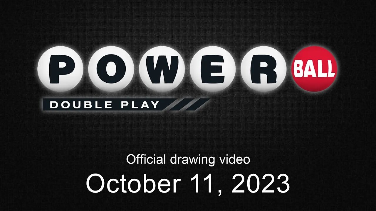 Powerball Double Play drawing for October 11, 2023